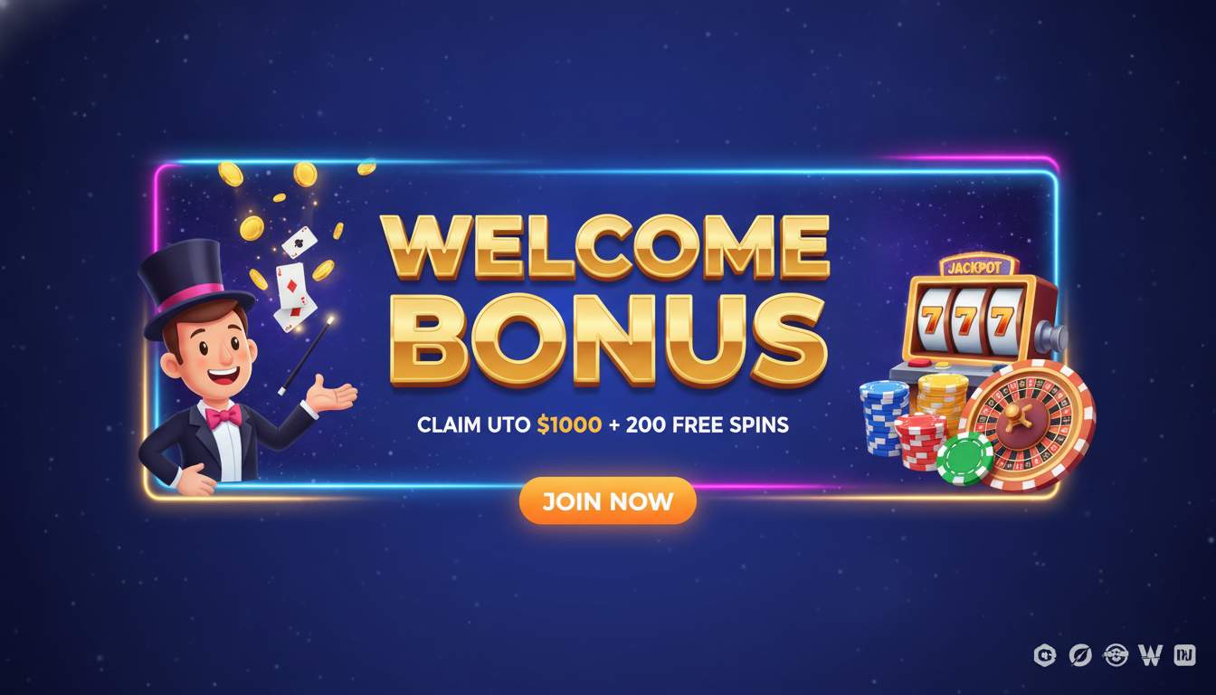 Welcome bonus promotion